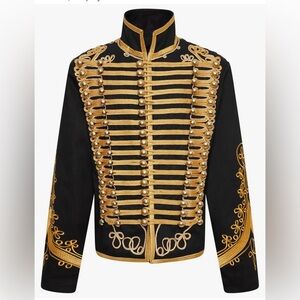 Ro Rox Adam’s Men Marching Band Military Jacket